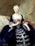 PESNE, Antoine, Portrait of Elisabeth Christine von Braunschweig Bevern